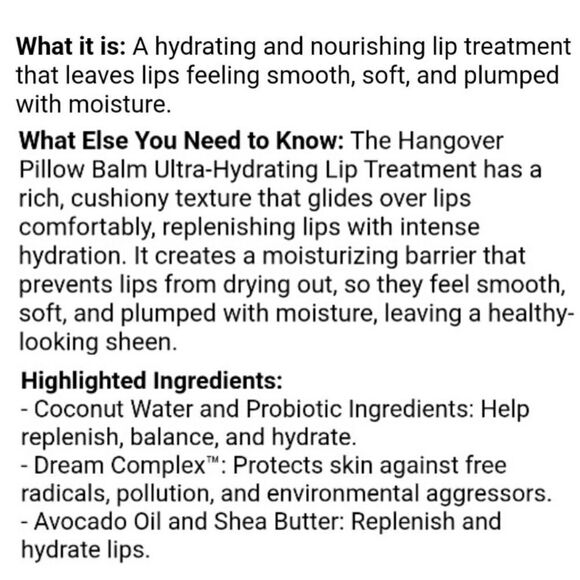 LIMITED EDITION Too Faced Pillow Balm in Pink Mint (Pink Sparkle) Lip Treatment - Picture 8 of 16